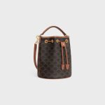 CLARA BAG IN TRIOMPHE CANVAS AND CALFSKIN TAN - Image 2